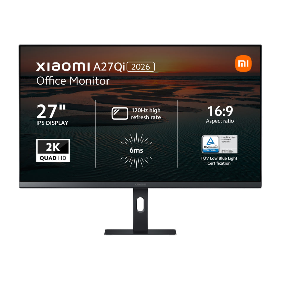 Image 1 for Xiaomi A27Qi 2026 27" inch 120Hz 2K IPS Office Monitor