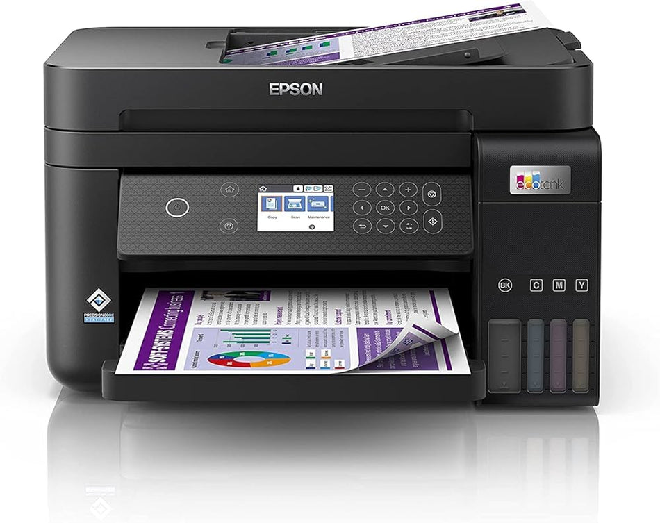 Epson EcoTank L6270 A4 Wi-Fi Multifunction Ink Tank Printer with ADF and Ethernet