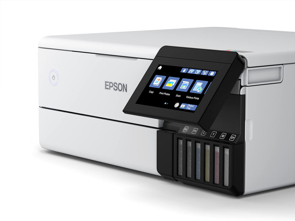 Epson EcoTank L8160 A4 Wi-Fi 6-Colour Ink Tank Photo Printer - 3-in-1 (Print, Scan, Copy) - No Inks Included