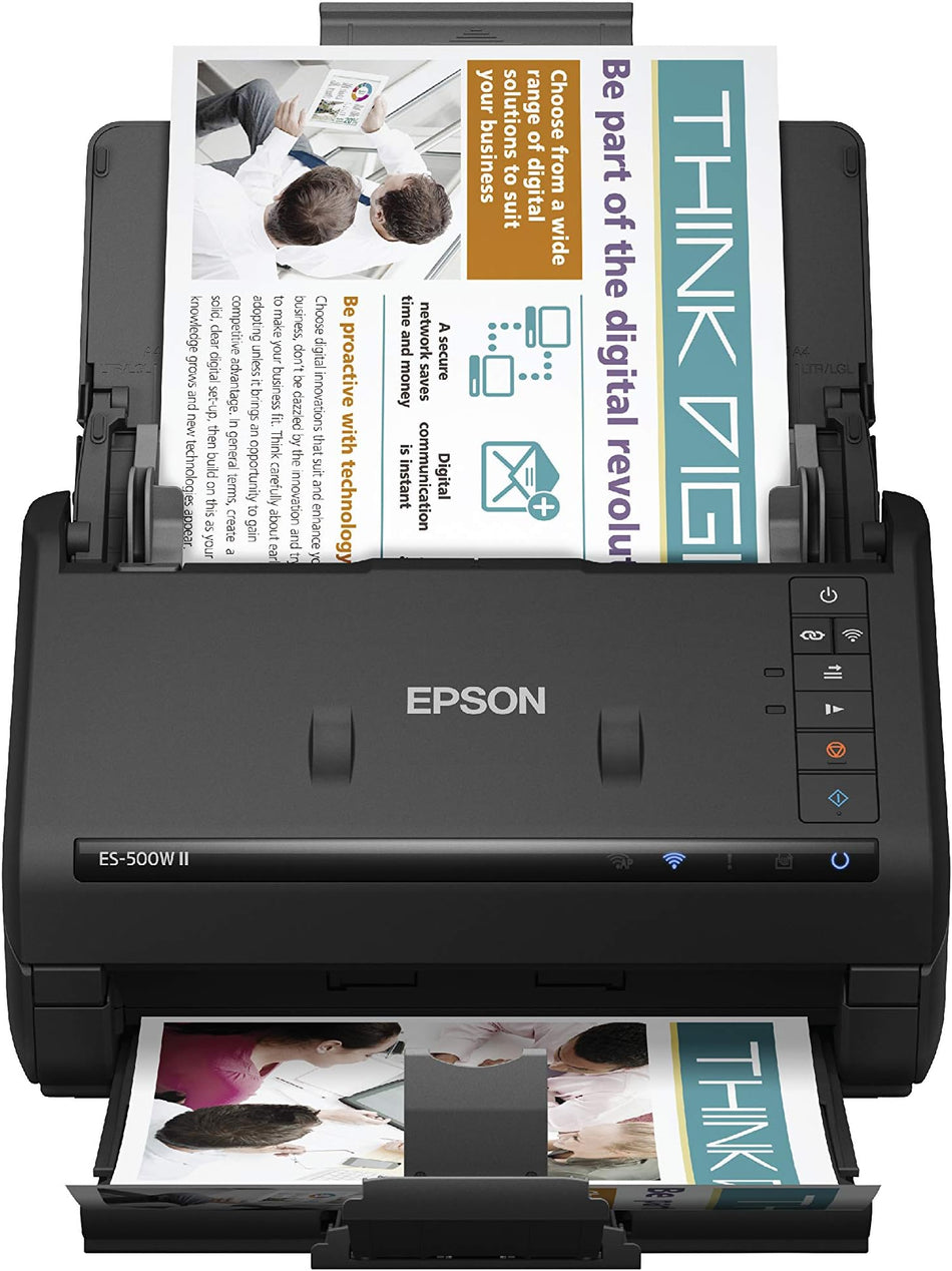 Epson WorkForce ES-500W II Wireless A4 Auto-Duplex Document Scanner