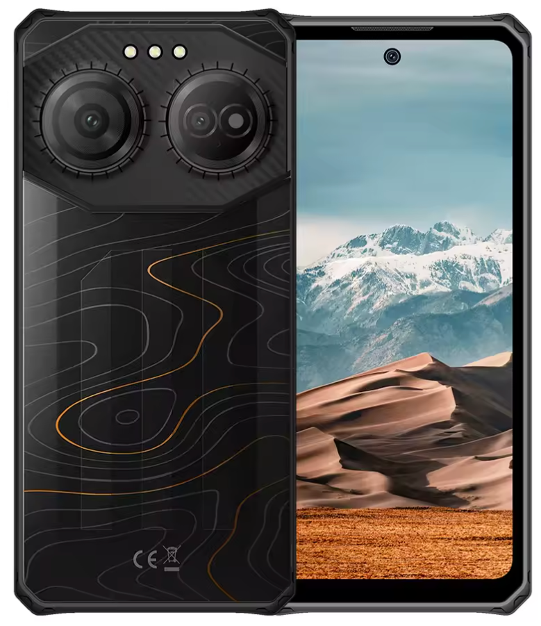 F150 Rugged Smartphone - IP68/IP69K Waterproof, MIL-STD-810H Certified, 6.6" HD+ 90Hz LCD Display, 16GB RAM + 128GB Storage, 16MP Dual Camera, Dual SIM, Ambient Light Sensor, 5500mAh Battery with 10W Charging