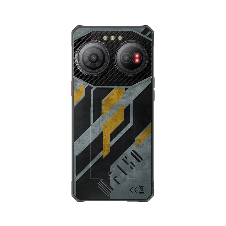 F150 AIR3S Titanium Rugged Smartphone - IP68/IP69K, MIL-STD-810H Certified, 6.6-inch HD+ 90Hz LCD Display, 16GB RAM + 128GB Storage, 16MP Dual Camera, Dual SIM, Ambient Light Sensor, 5500mAh Battery with 10W Charging