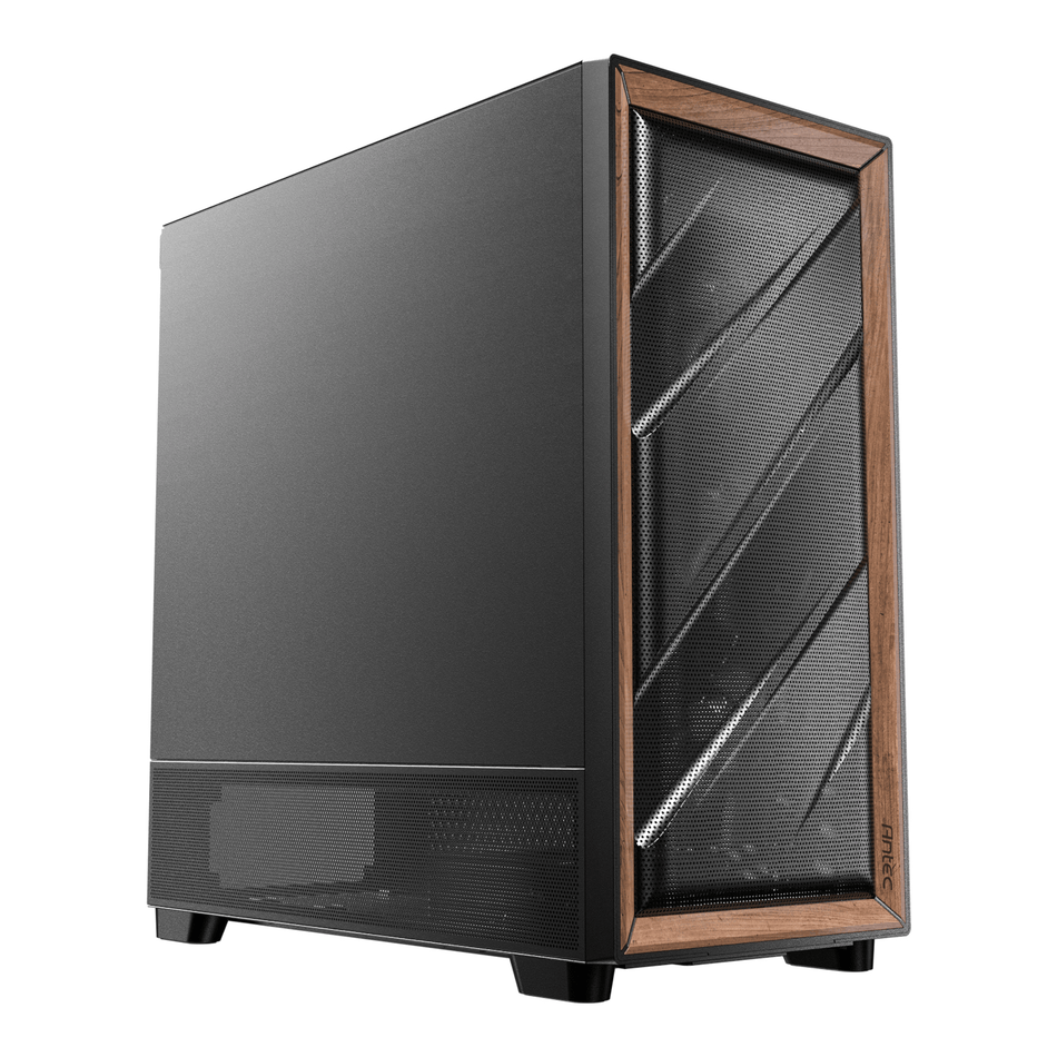 Image 1 for Antec FLUX SE E-ATX | ATX | Micro-ATX | ITX Mid-Tower Gaming Chassis Wood Front Panel- Black