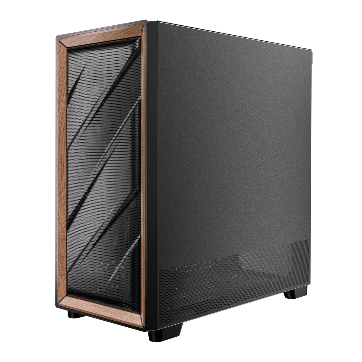 Image 3 for Antec FLUX SE E-ATX | ATX | Micro-ATX | ITX Mid-Tower Gaming Chassis Wood Front Panel- Black