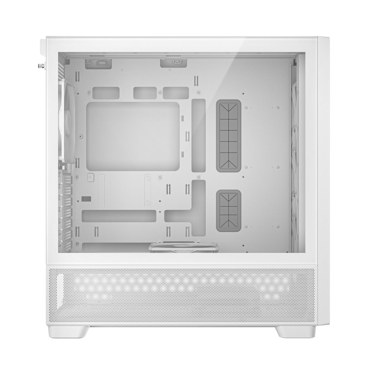 Image 3 for Antec FLUX Mid-Tower E-ATX Gaming Chassis Wood Front Panel - White