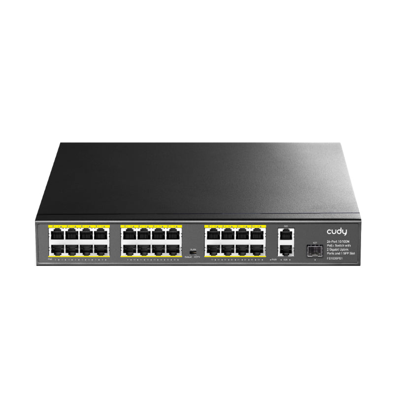 Image 1 for Cudy 24-Port Unmanaged POE Switch - Rack Mount