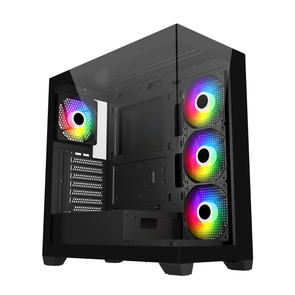 Image 1 for FSP M340 ARGB ATX Gaming Chassis - Black