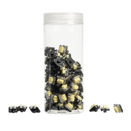 Image 1 for Keychron Banana Gateron KS-33 Low Profile 2.0 Mechanical Switch 110 pcs
