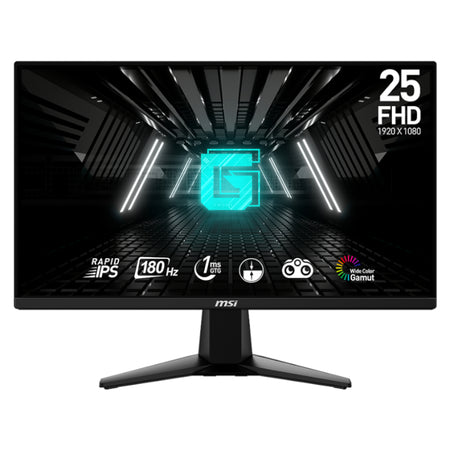 Image 1 for MSI G255F 25" Gaming Monitor 1920x1080 (FHD) Rapid IPS 1ms 180Hz Adaptive Sync HDMI Displayport Black