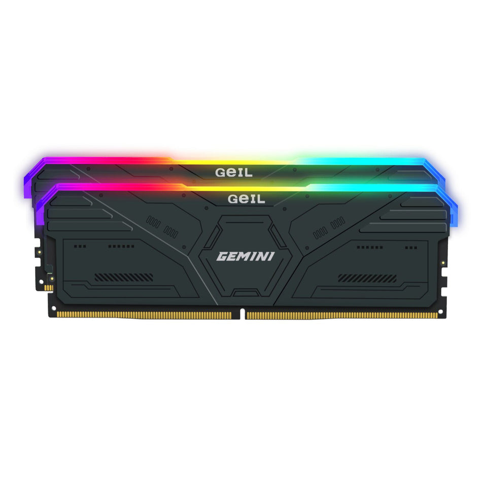 Image 1 for GeIL Gemini RGB 32GB DDR5 6000MHz Desktop Gaming Memory Kit (2 x 16GB) – Grey