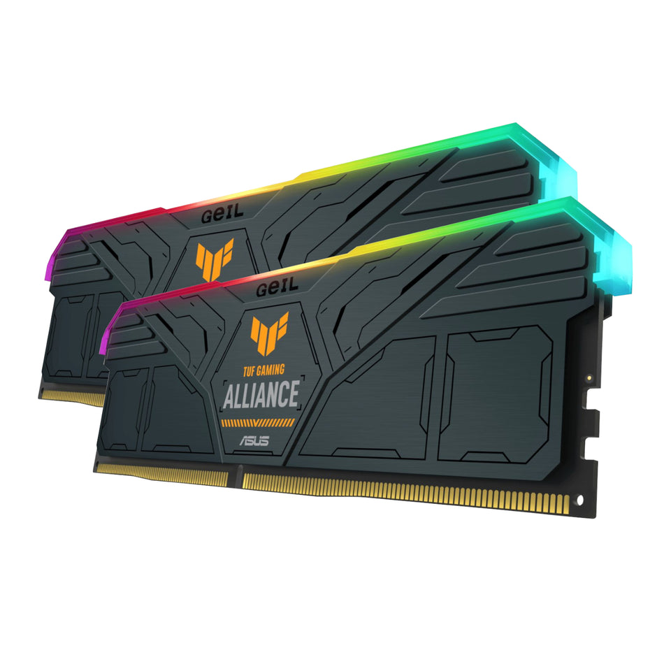 Image 2 for GeiL Gemini TUF RGB 32GB DDR5 6000MHz Desktop Gaming Memory Kit (2 x 16GB) – Grey