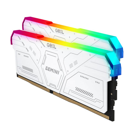 Image 4 for GeIL Gemini RGB 32GB DDR5 6000MHz Desktop Gaming Memory Kit (2 x 16GB) – White