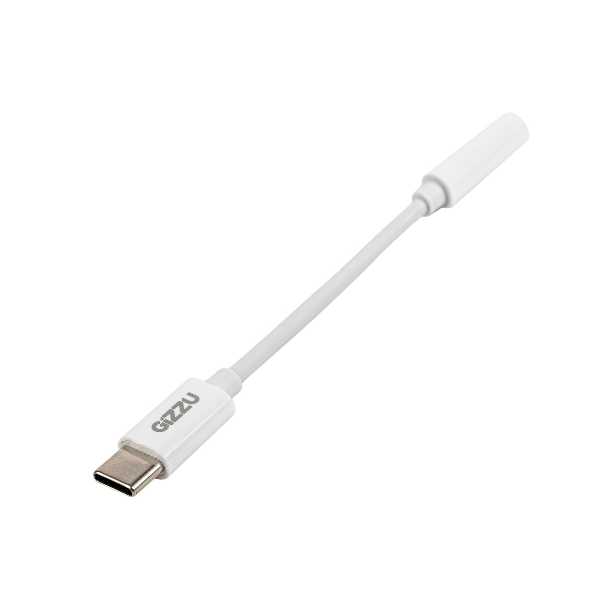 Image 1 for Gizzu USB Type-C to 3.5mm AUX Audio Adapter - White
