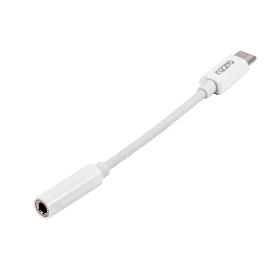 Image 2 for Gizzu USB Type-C to 3.5mm AUX Audio Adapter - White