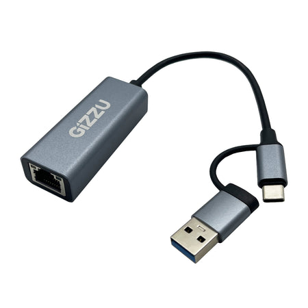 Image 1 for Gizzu High Speed Type-C/A to Gigabit Adapter Poly