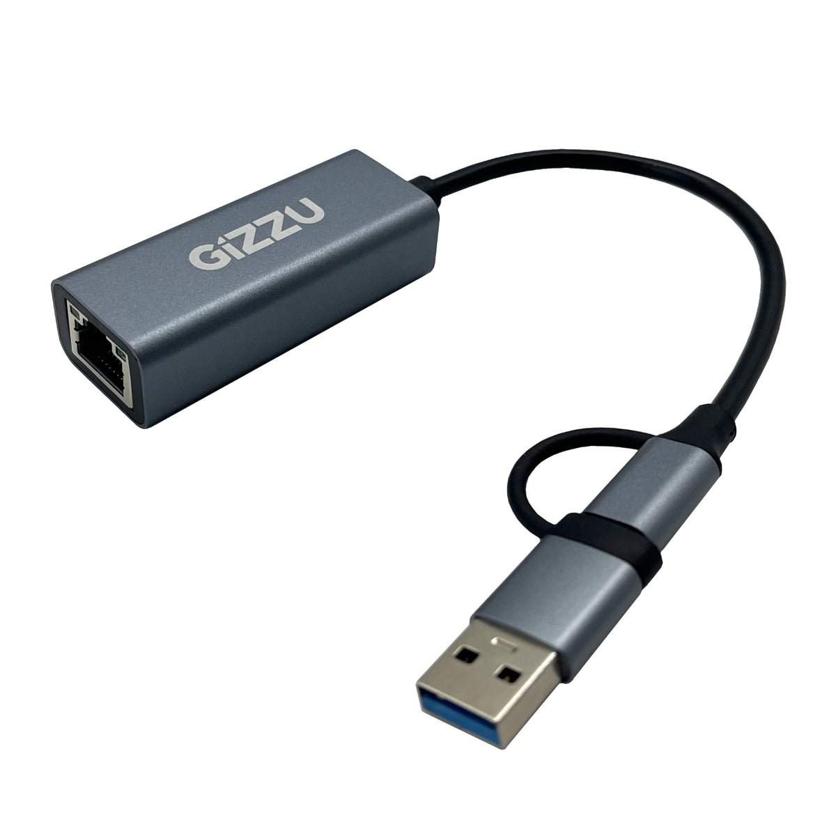 Image 3 for Gizzu High Speed Type-C/A to Gigabit Adapter Poly