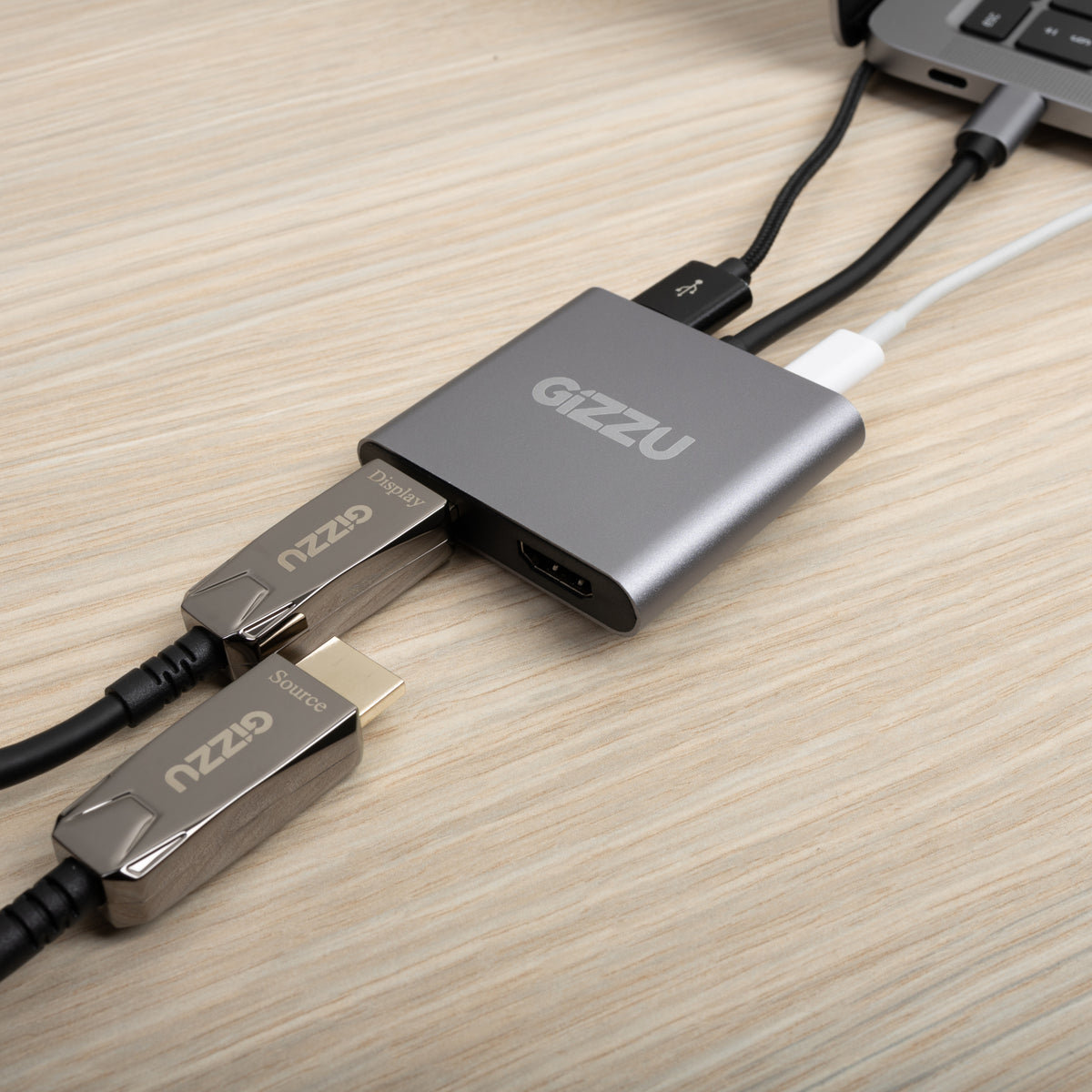 Image 6 for Gizzu 4-in-1 Type-C to Dual HDMI Hub