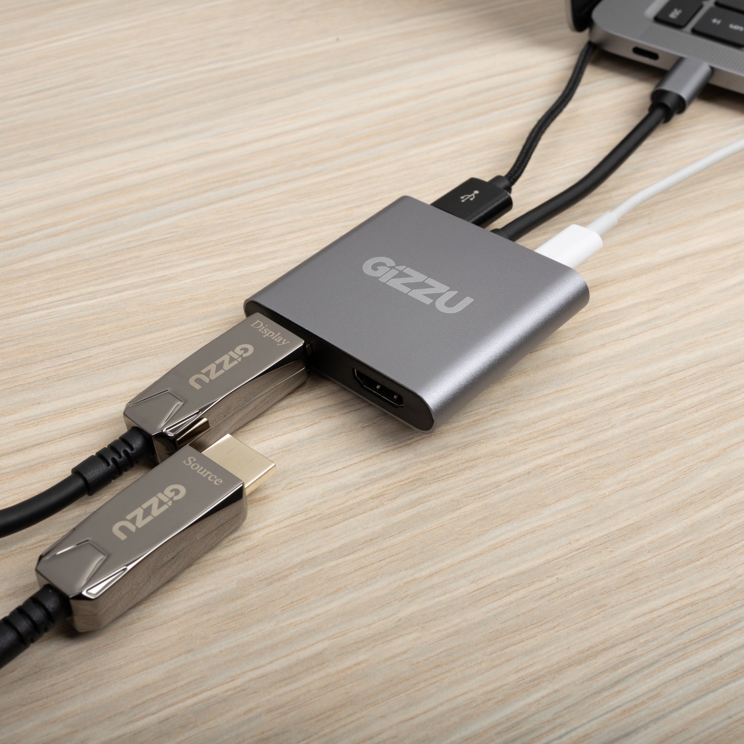 Image 6 for Gizzu 4-in-1 Type-C to Dual HDMI Hub