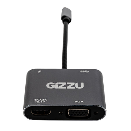 Image 1 for Gizzu 4-in-1 Type-C to HDMI/VGA/USB3.0 Hub