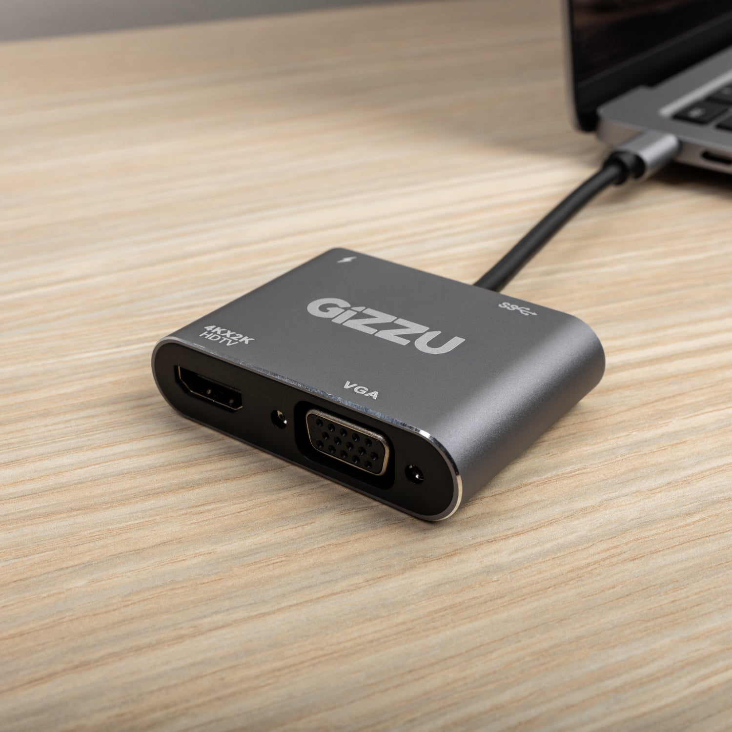 Image 5 for Gizzu 4-in-1 Type-C to HDMI/VGA/USB3.0 Hub