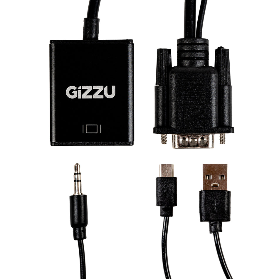 Image 2 for Gizzu 1080P VGA to HDMI Adapter with Audio