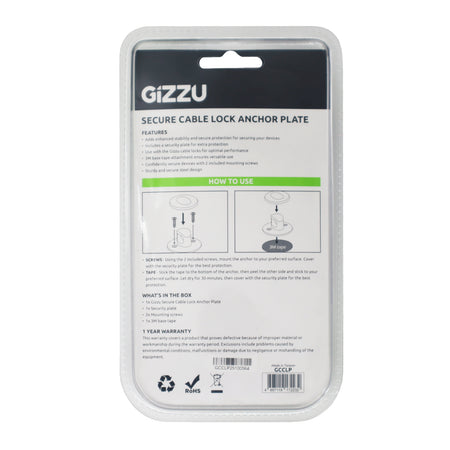Image 5 for GIZZU Laptop Lock Plate