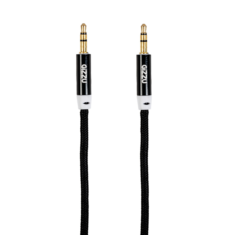 Image 2 for Gizzu 3.5mm AUX Cable 2m - Black