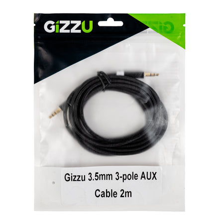 Image 4 for Gizzu 3.5mm AUX Cable 2m - Black