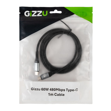 Image 4 for GIZZU 60W 480Mbps Type-C 1m Cable
