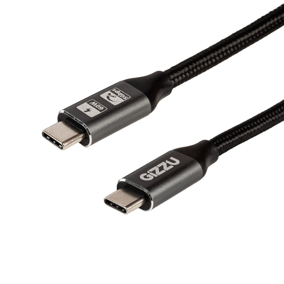 Image 1 for GIZZU 60W 5Gbps Type-C 2m Cable