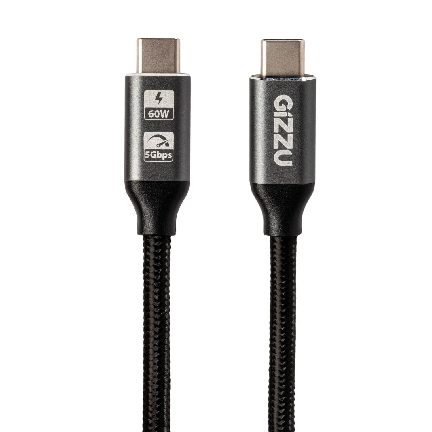Image 2 for GIZZU 60W 5Gbps Type-C 1m Cable