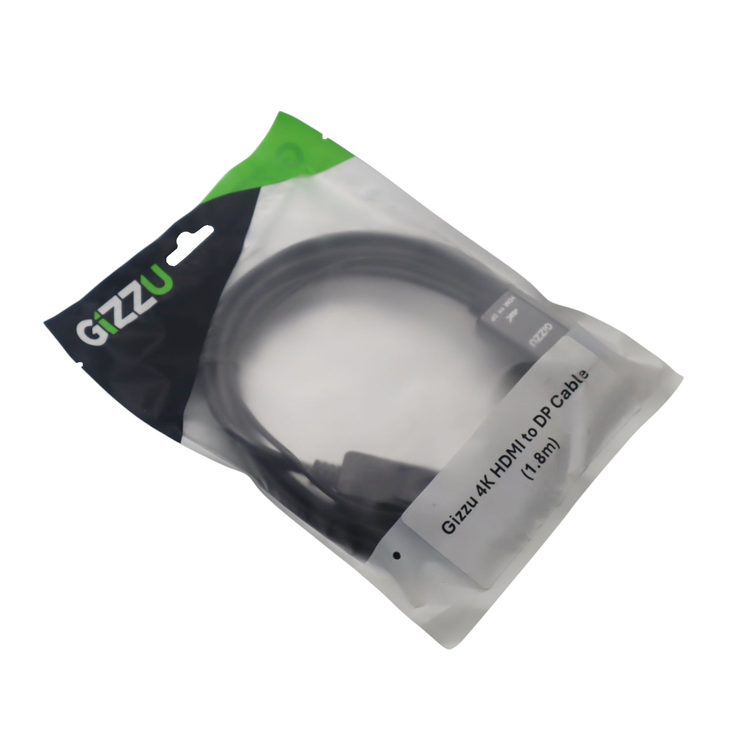 Image 4 for Gizzu 4K HDMI to DP Cable (1.8m) - Black