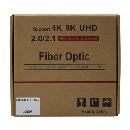 Image 5 for GIZZU 4K Active fibre Optic HDMI Cable 20m