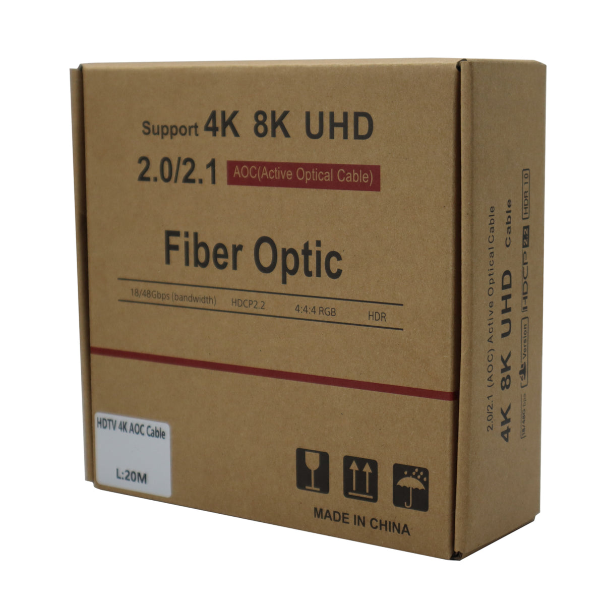 Image 6 for GIZZU 4K Active fibre Optic HDMI Cable 20m