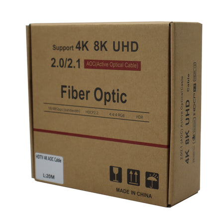 Image 6 for GIZZU 4K Active fibre Optic HDMI Cable 20m