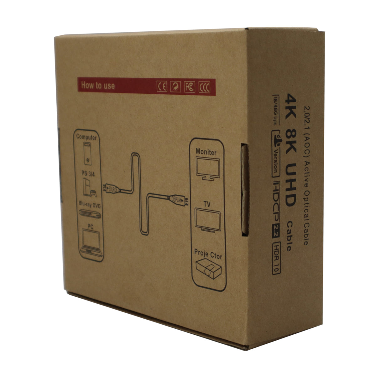 Image 7 for GIZZU 4K Active fibre Optic HDMI Cable 20m