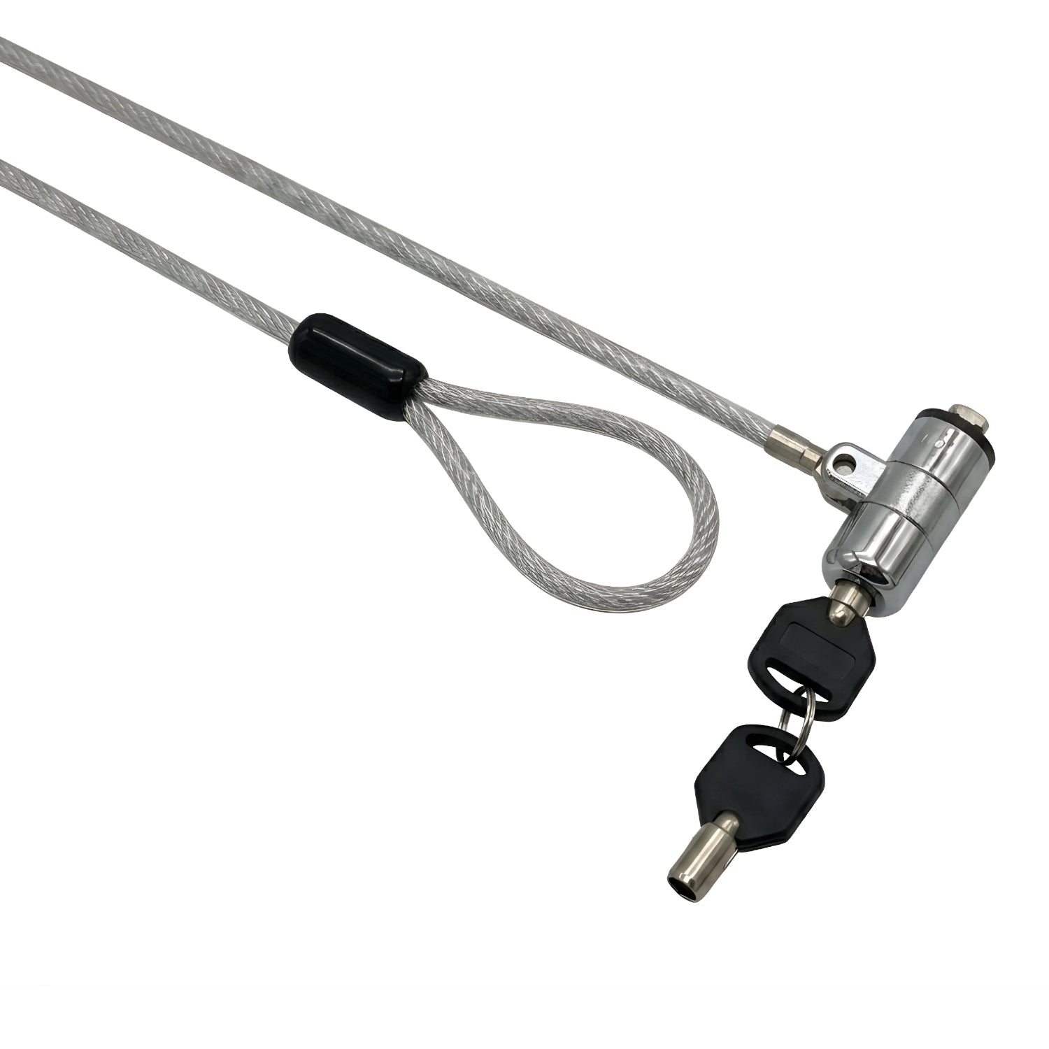 Image 1 for GIZZU 1.8m T-Bar Laptop Cable Lock Master Key Compatible