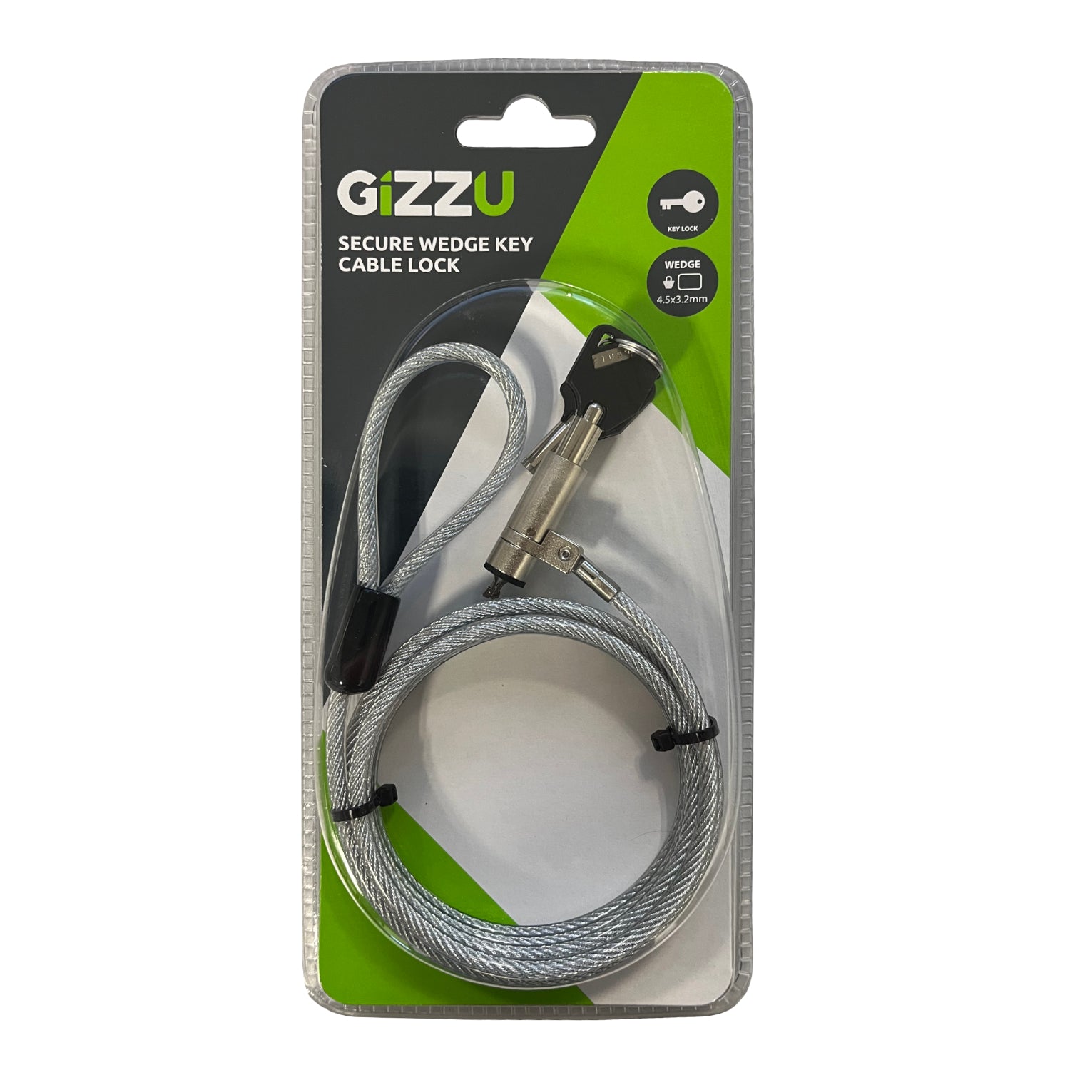 Image 2 for GIZZU 1.8m Wedge Cable Lock