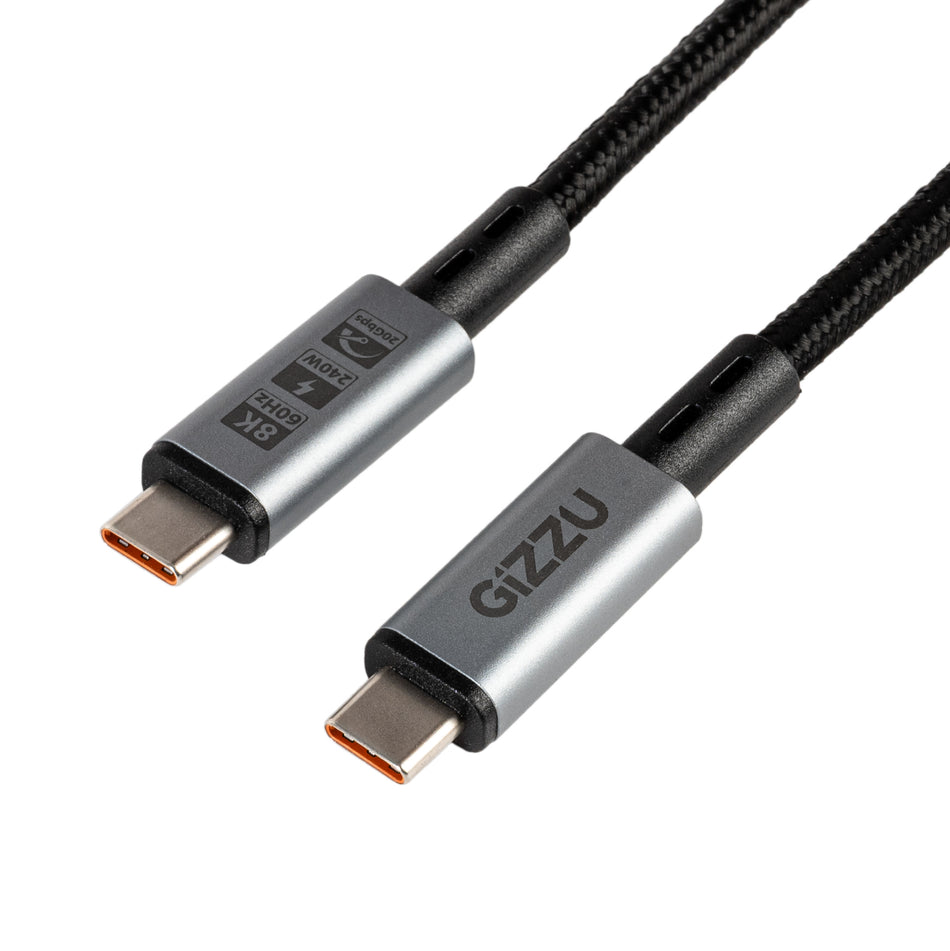 Image 1 for GIZZU 240W 20Gbps Type-C 2m Cable