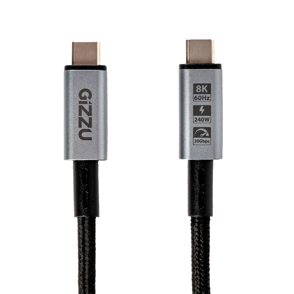 Image 2 for GIZZU 240W 20Gbps Type-C 1m Cable