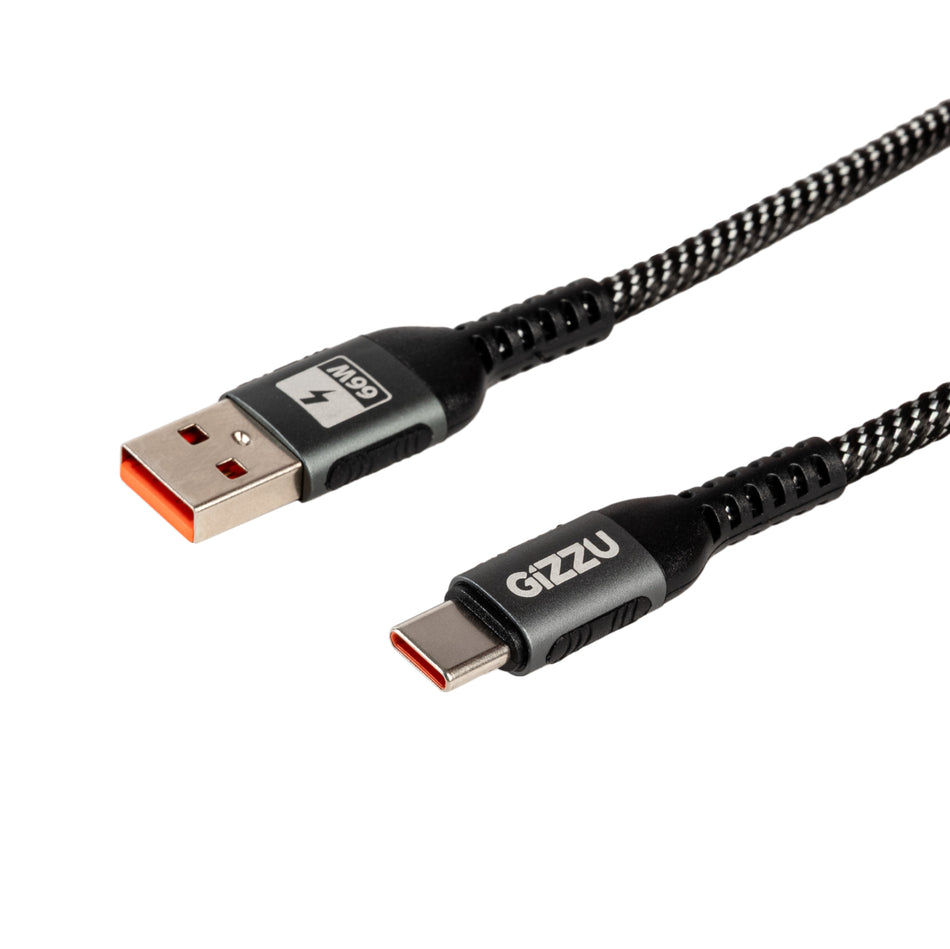 Image 1 for GIZZU 66W 480Mbps USB to Type-C 2m Cable