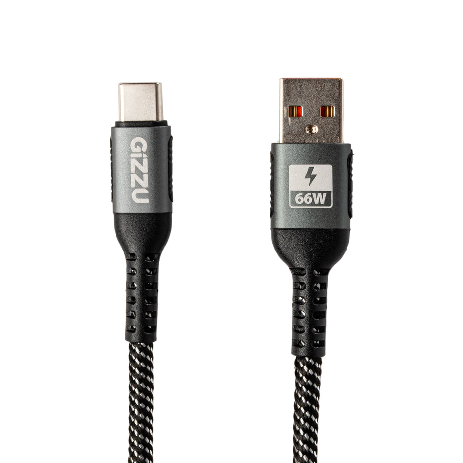 Image 2 for GIZZU 66W 480Mbps USB to Type-C 1m Cable