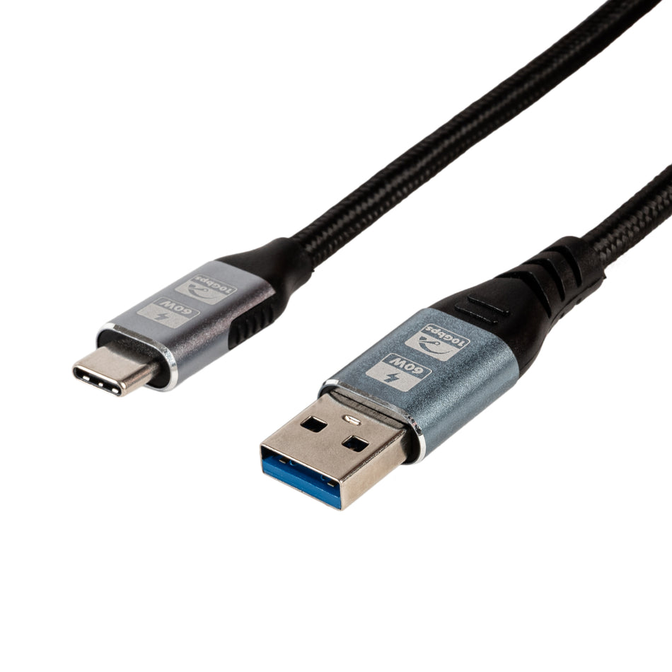 Image 1 for GIZZU 60W 10Gbps USB to Type-C 1m Cable