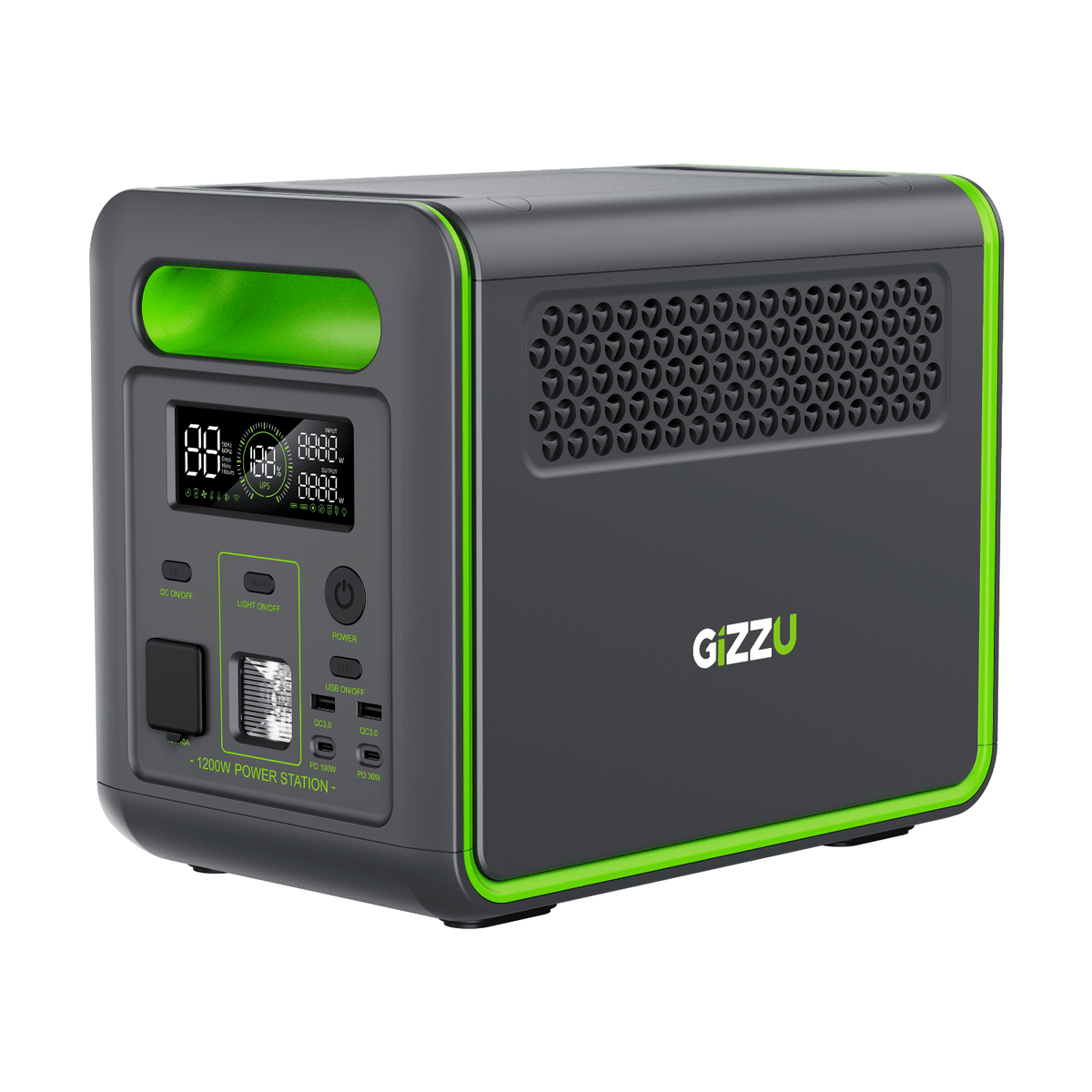 Image 1 for Gizzu HERO MAX 1024WH/1000W UPS Power Station With App
