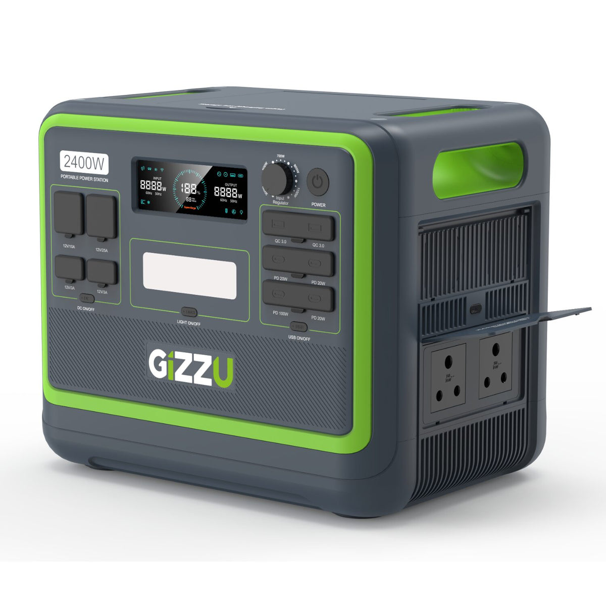 Image 4 for Gizzu Hero Pro 2048Wh/2400W UPS Power Station With App