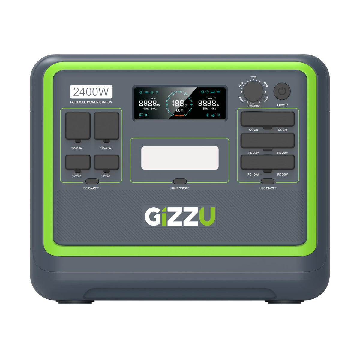 Image 7 for Gizzu Hero Pro 2048Wh/2400W UPS Power Station With App