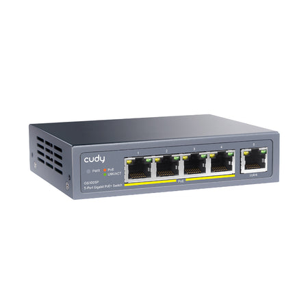 Image 4 for Cudy 5-Port Gigabit PoE+ Unmanaged Switch