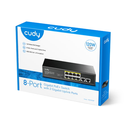 Image 4 for Cudy 8-Port Gigabit PoE+ Unmanaged Switch