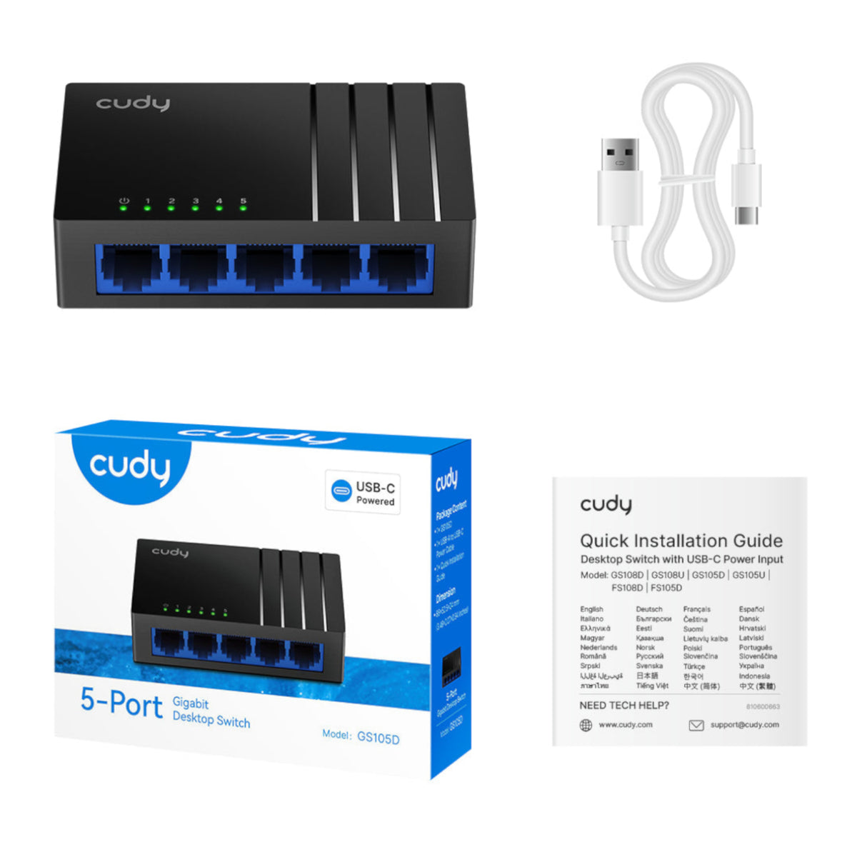Image 5 for Cudy 5-Port Gigabit Desktop Switch