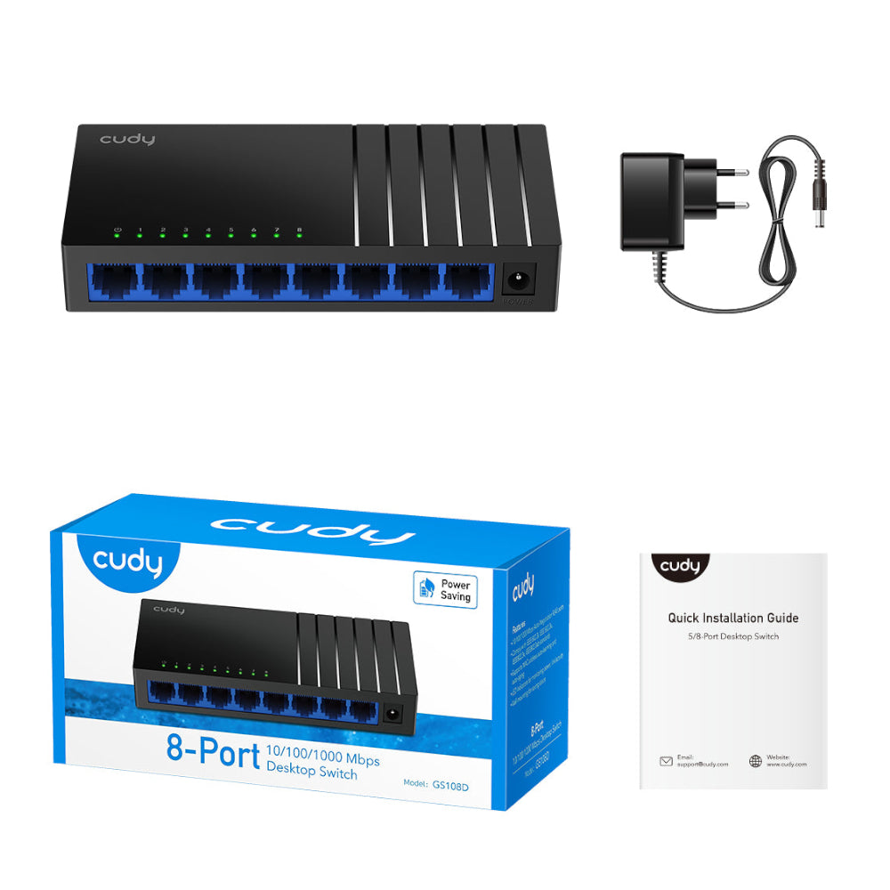 Image 3 for Cudy 8-Port Gigabit Desktop Switch